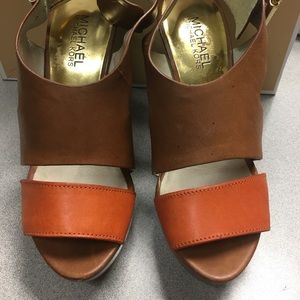 Michael Kors Carla platform high heel sandal